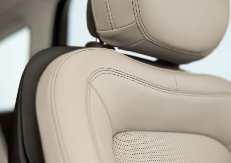 Fine craftsmanship is shown through a detailed image of front-seat stitching. | Star Lincoln in Southfield MI