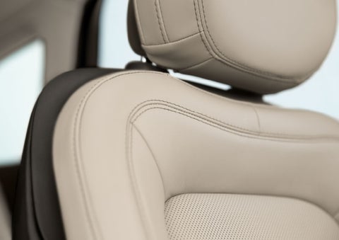Fine craftsmanship is shown through a detailed image of front-seat stitching. | Star Lincoln in Southfield MI