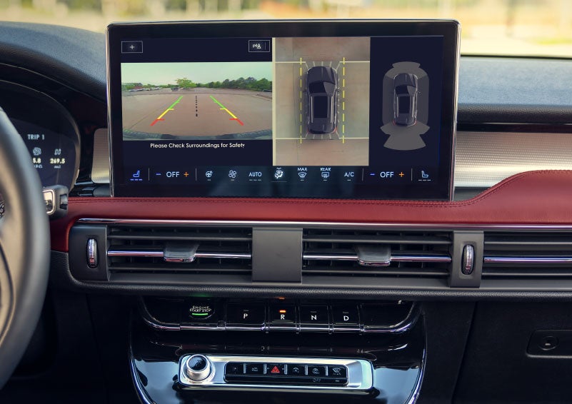 The large center touchscreen of a 2024 Lincoln Corsair® SUV is shown. | Star Lincoln in Southfield MI