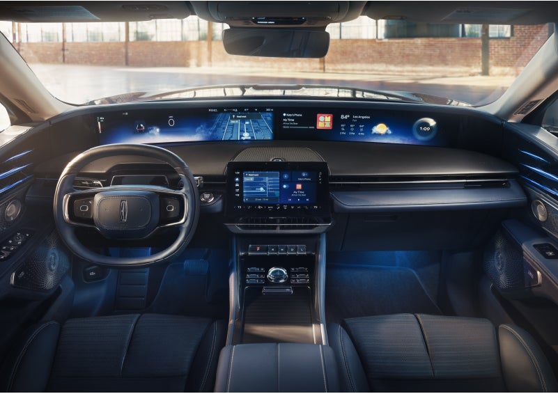 The panoramic display is shown in a 2026 Lincoln Nautilus® SUV. | Star Lincoln in Southfield MI