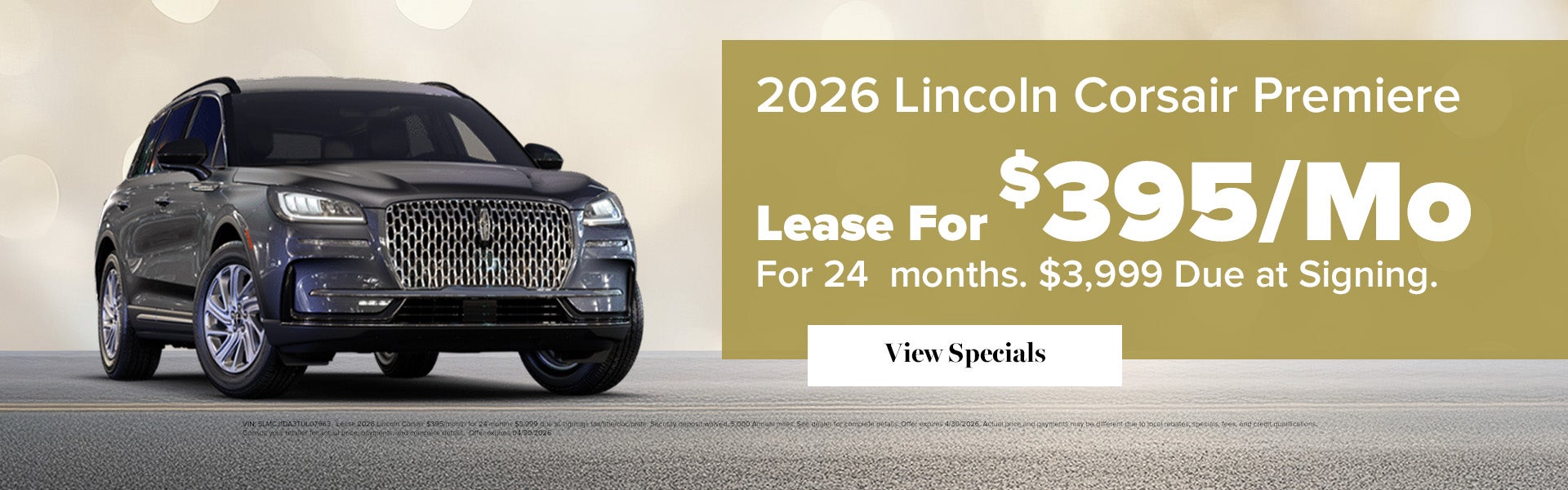 $395/month Corsair Lease